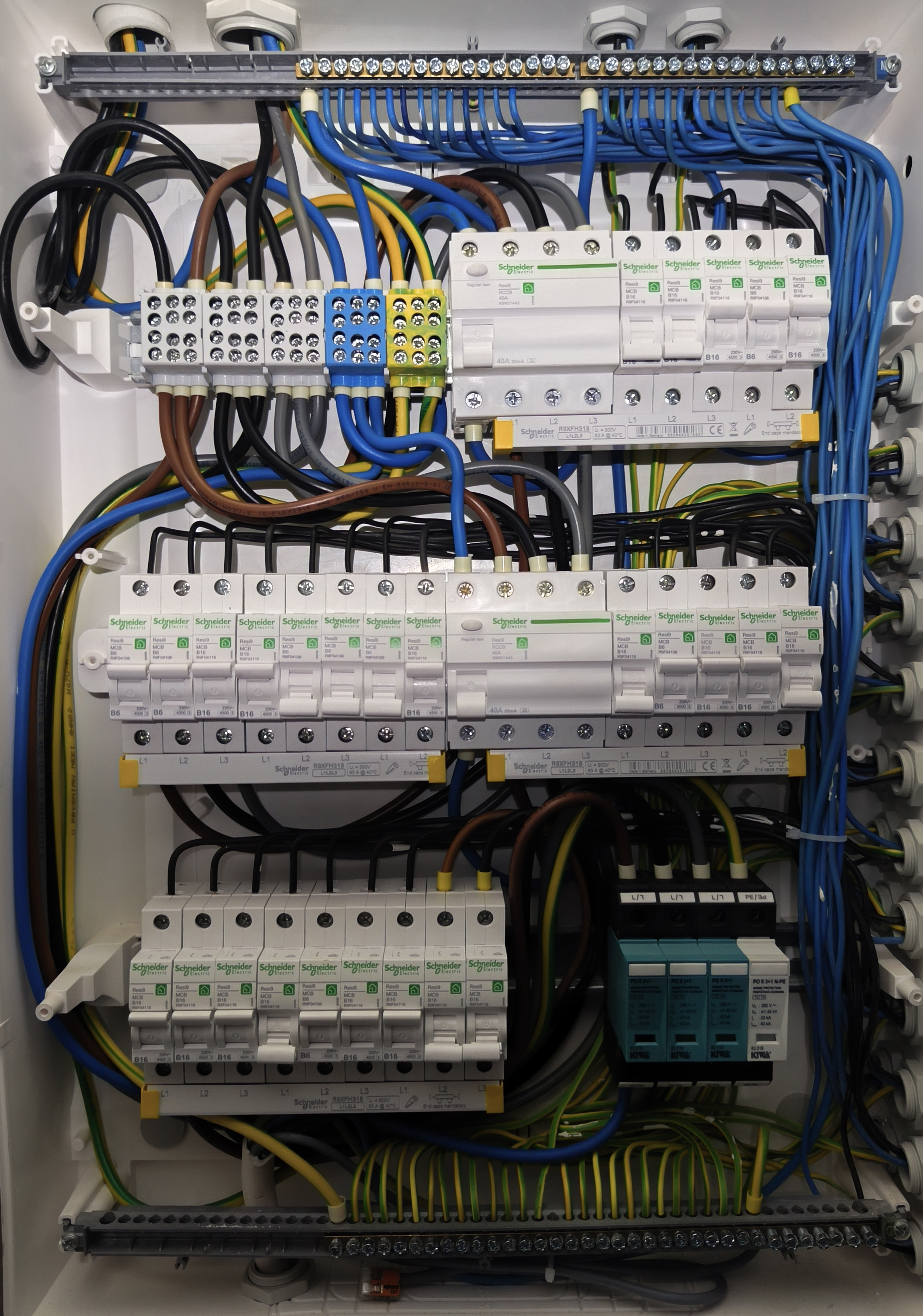 Főelosztó szekrény